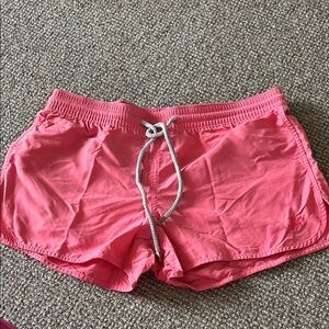 Vilebrequin Women's Coral Pink Athletic Drawstring Shorts